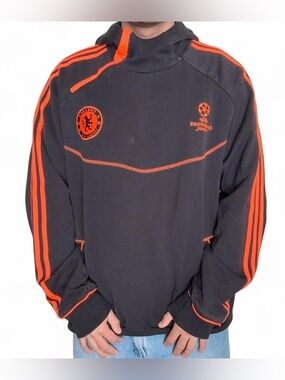 2011-2012 adidas Chelsea Football Club Champions League Training Hoodie Size L
